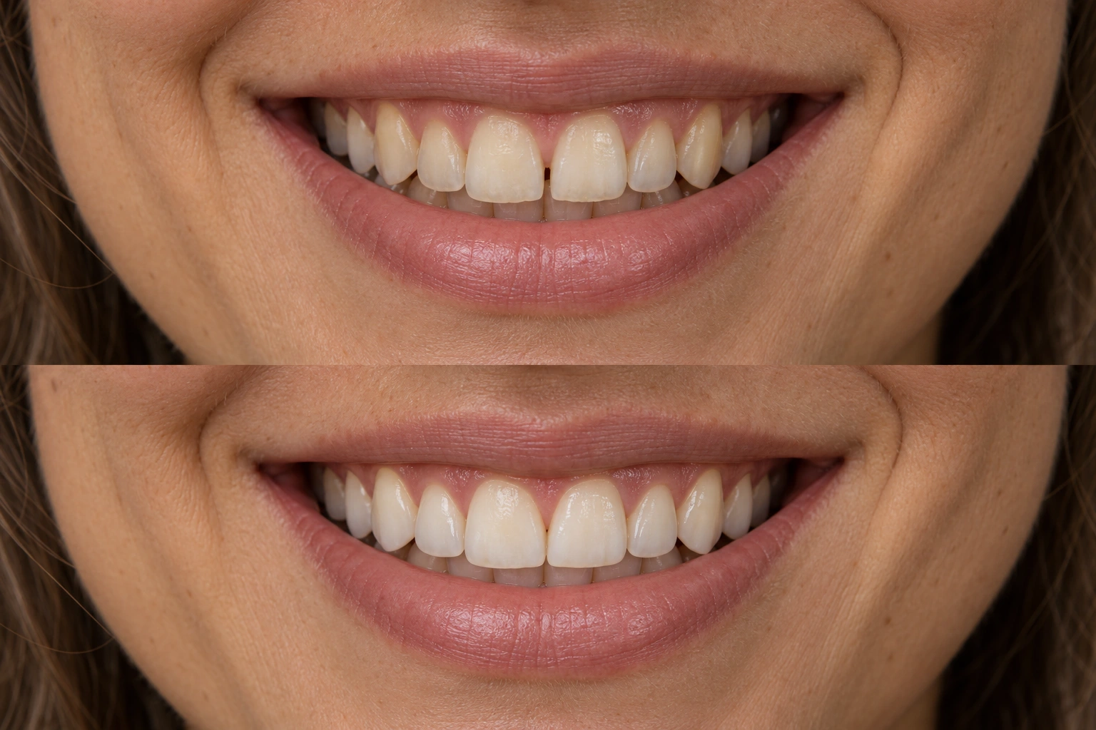 Simulazione illustrativa prima e dopo: Faccette dentali